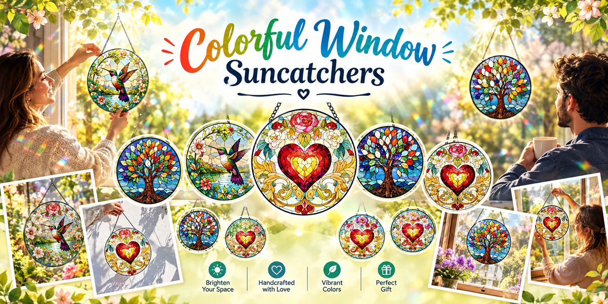 Colorful Window Suncatchers